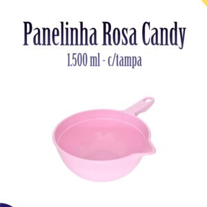 Panelinha multiuso rosa candy 1.500 ml c/tampa